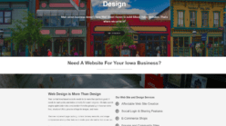 Screen Shot of Web Design Page 515hosting