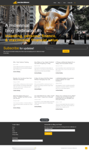 web design investment blog screenshot