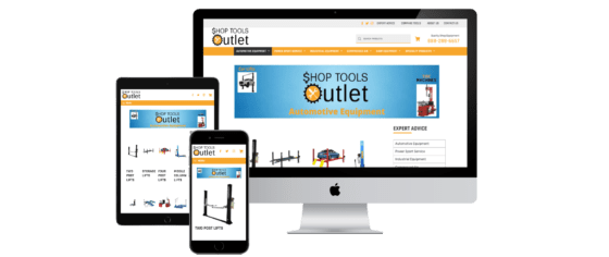 Shop Tools Outlet Landing Page