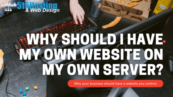 Why should I build my website on a web host?