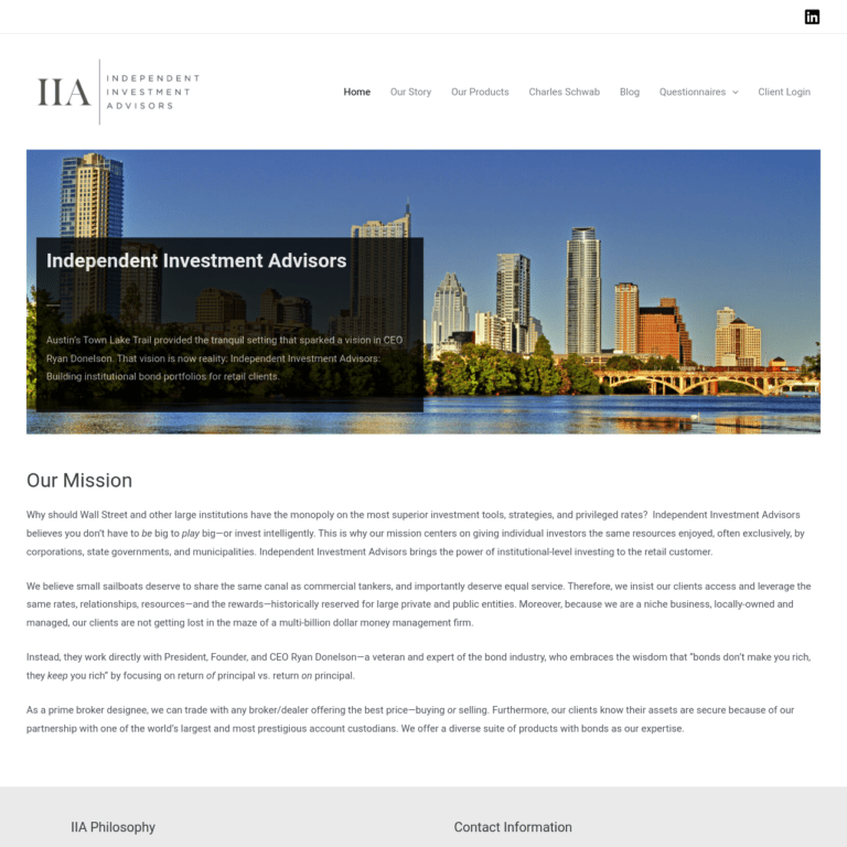 investment advisor website