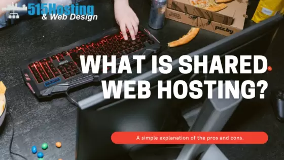 What is shared web hosting?